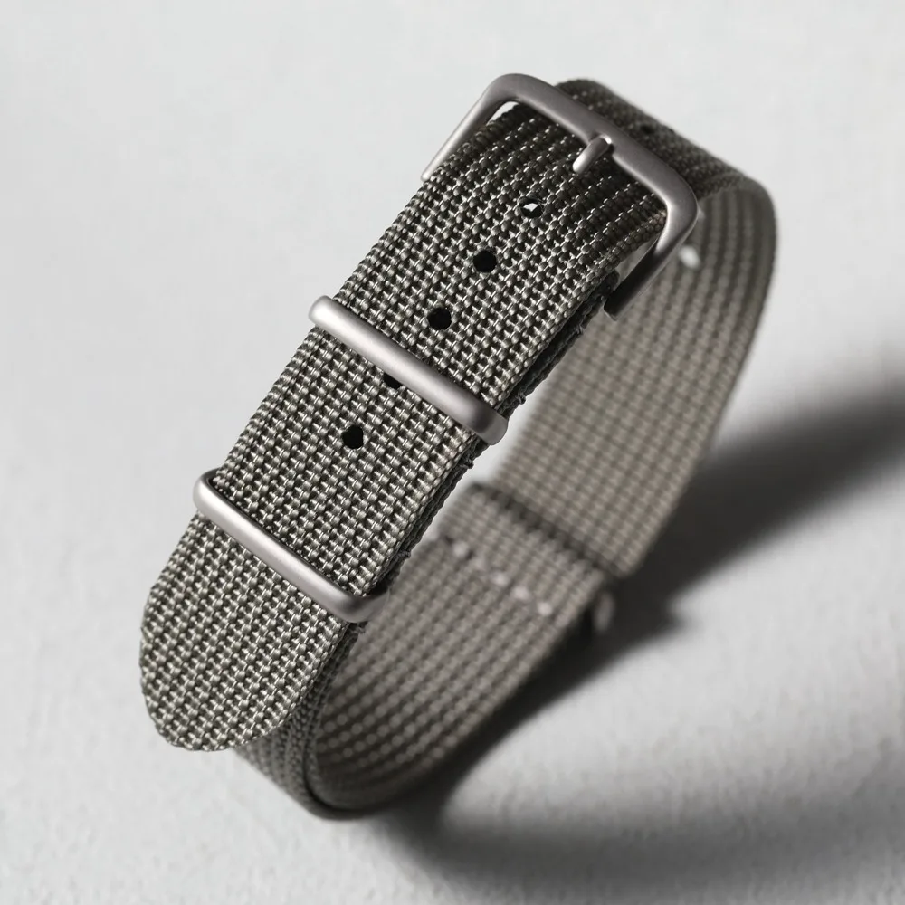 Nylon Woven Soldier Retro Strap - Dustproof and Waterproof - Black, Gray, Green, Blue