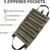 Roll-up tool bag Multi-purpose tool bag wrench organizer small shoulder tool bag hanging zipper carrier tote bag 3