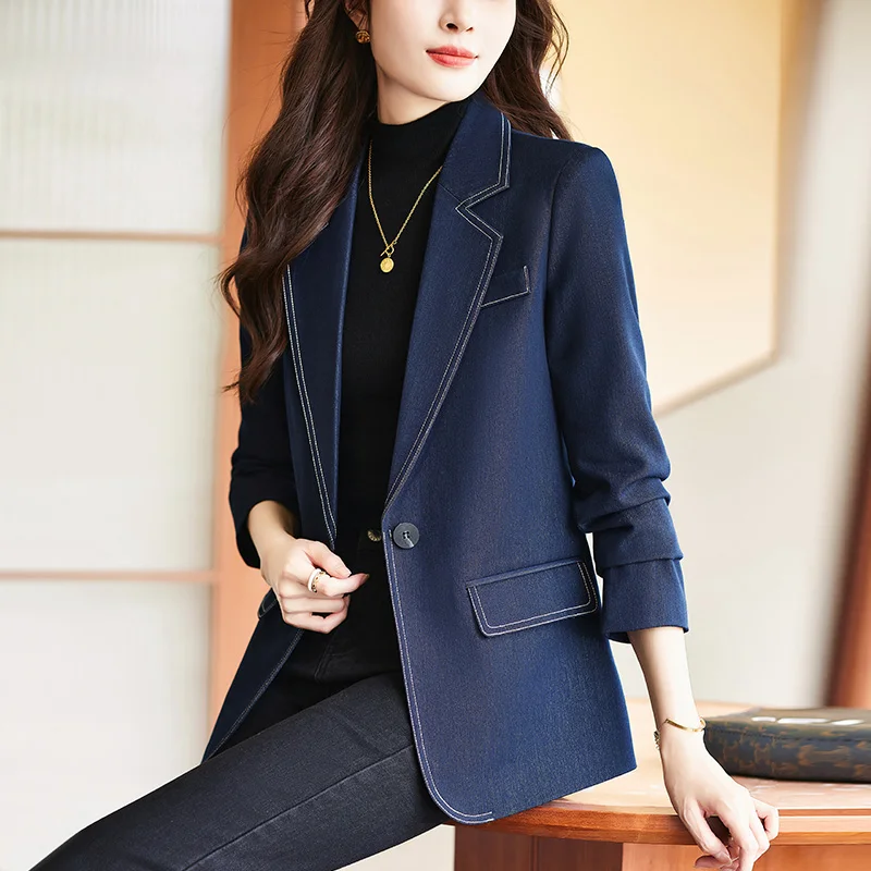 

UNXX Casual Small Blazer for Women Spring Autumn 2023 New Fashion High-End Petite Slim Fit Jacket Female Office Lady Top Trendy