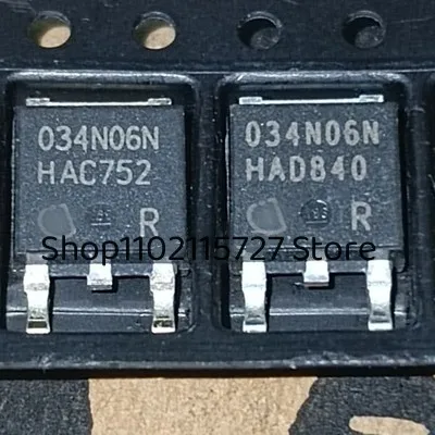 034N06N IPD034N06N3G TO-252 SMD MOSFET Field-effect Transistor 10Pcs