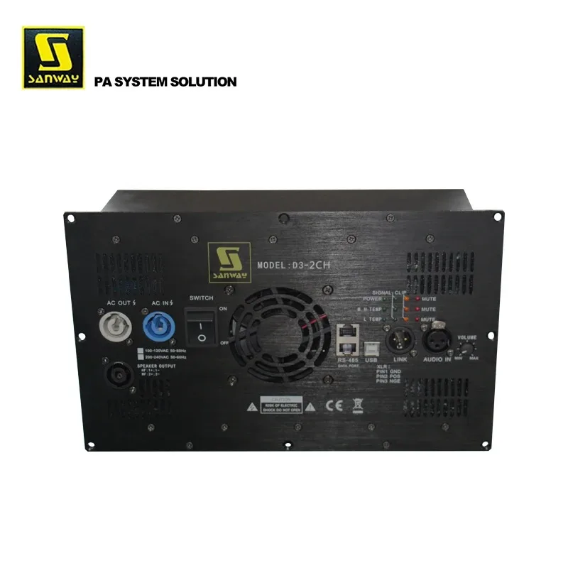 2채널 전문가용 DJ 파워 앰프 1채널당 1800W 내장 DSP 서브우퍼 오디오 플레이트 앰프 스테이지 음향 장비