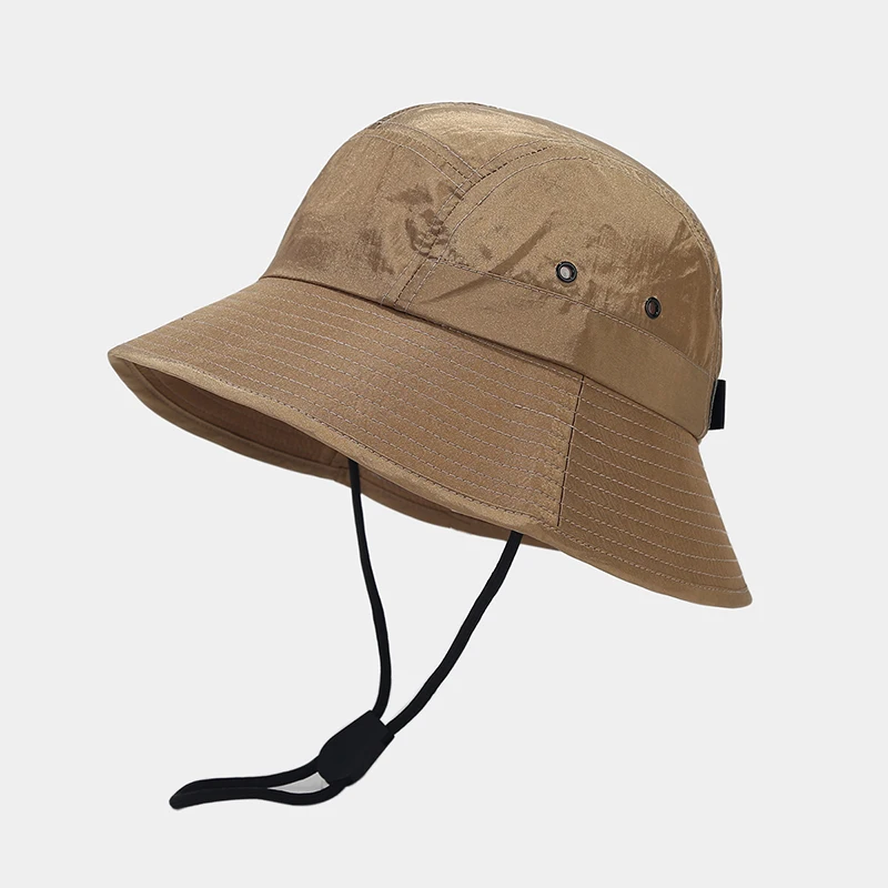 

Fisherman Hat Men Women Big Brim Cap With String Summer Sun Protection Accessory For Outdoor Beach Swimming Hiking Work