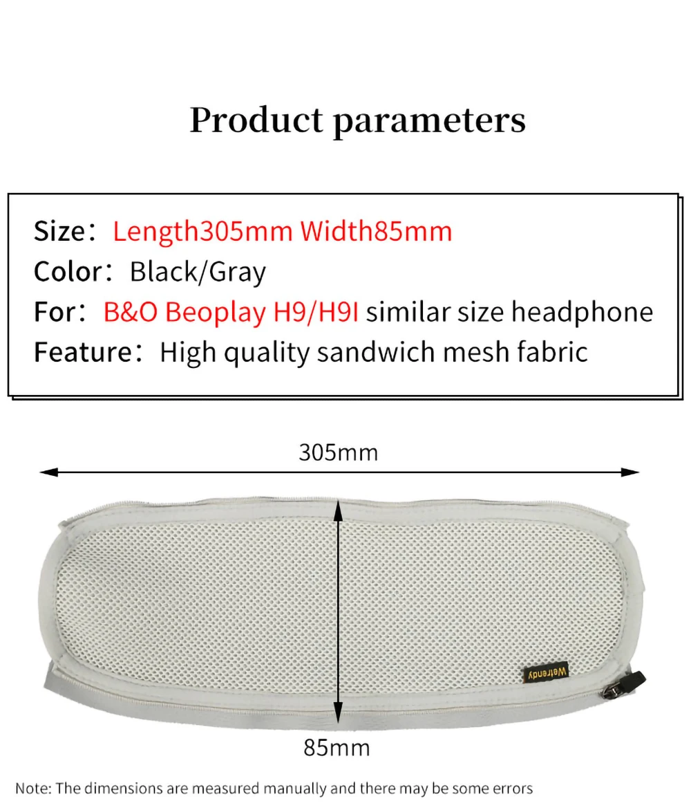 Headphone Head Beam Cover for B&O Beoplay H9 H9I H8 H7 H6 Earphone Protective Case H9I 3rd Gen Headset Headbeam Protector Sleeve
