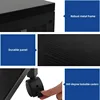 Mobile File Cabinet with 2 Drawer , Fabric Vertical File Cabinet with Wheels & Charging Station, Printer Stand with Open Shelf 4