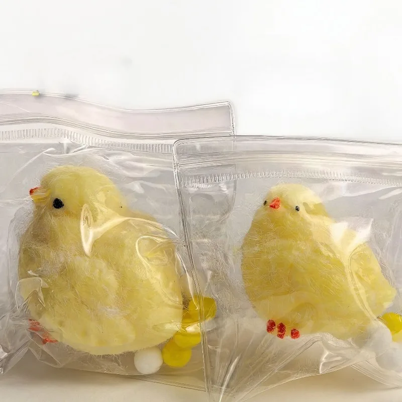 Chubby Sensory Chicken Squishy - Food-Grade Silicone Stress Relief Toy for Adults, Ultra-Soft Creamy Slime Texture with Lifelike