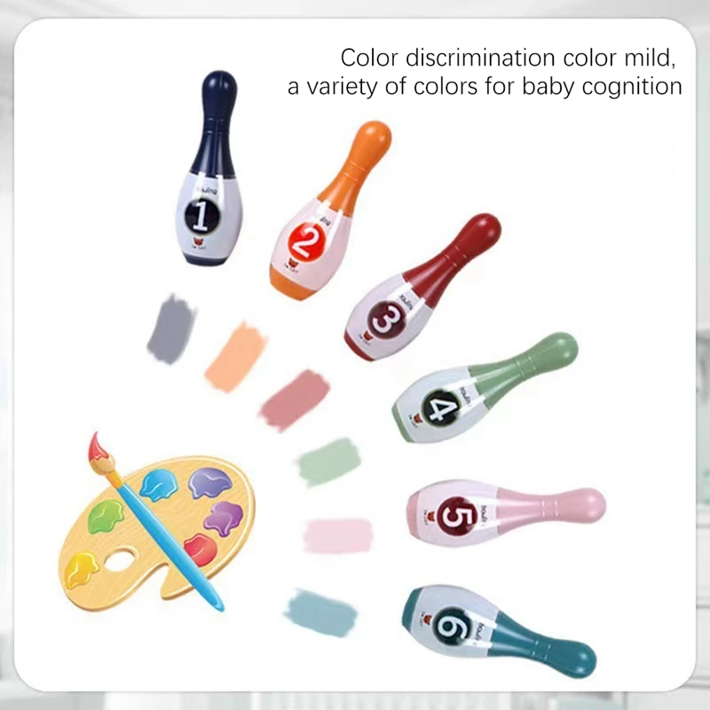 Children's Sports Toys Fitness Parent-Child Interactive Combination Set Boy Gift Mini Bowling Ball 3