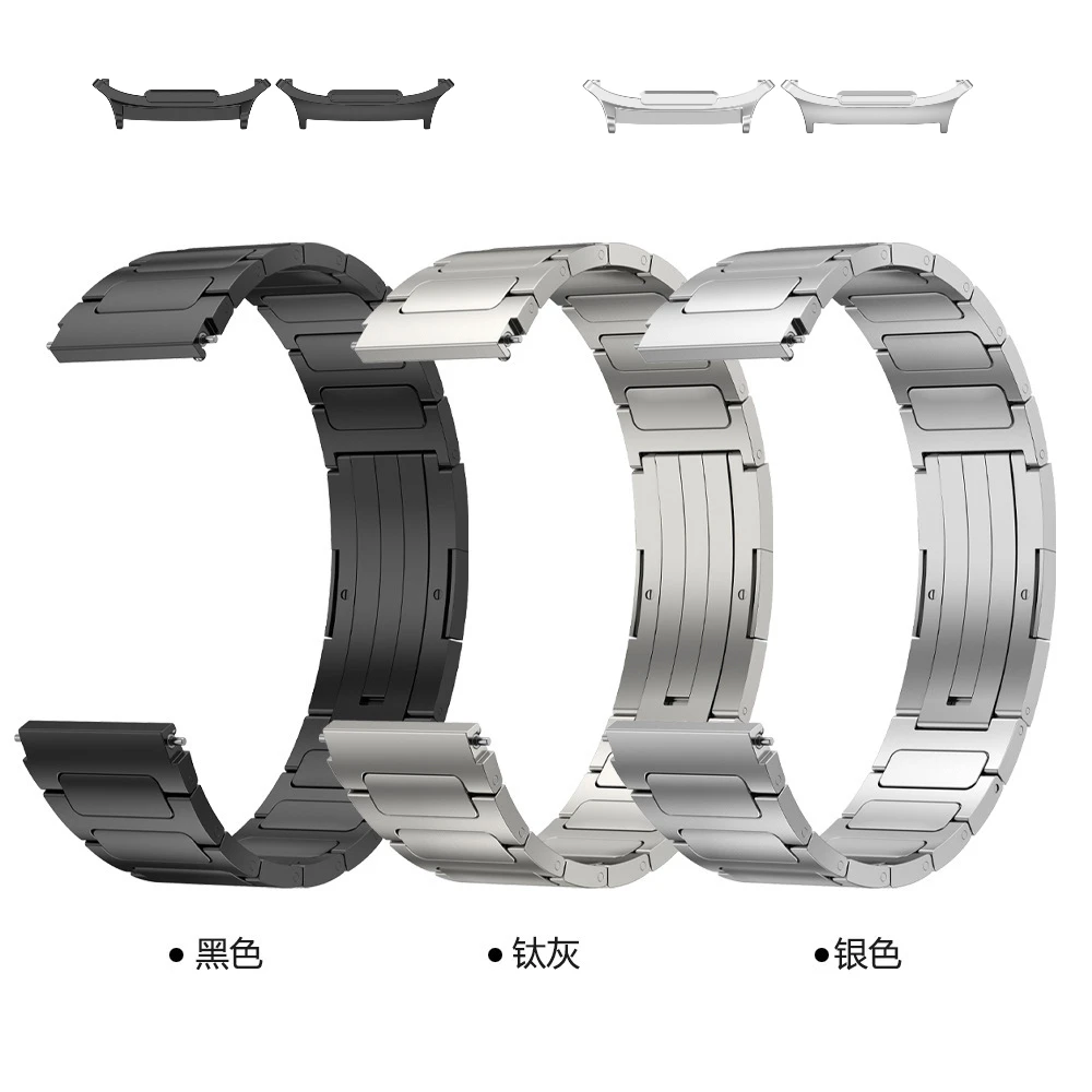 Titanium Strap with Stainless Steel Buckle Bracelet