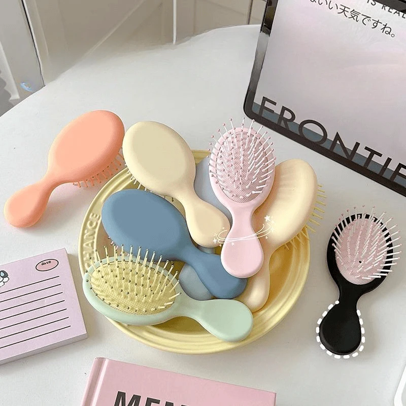 Air Cushion Small Hairdressing Comb Scalp Massage Comb Women Wet Curly Detangle Hair Brush for Salon Hairdressing Styling Tools