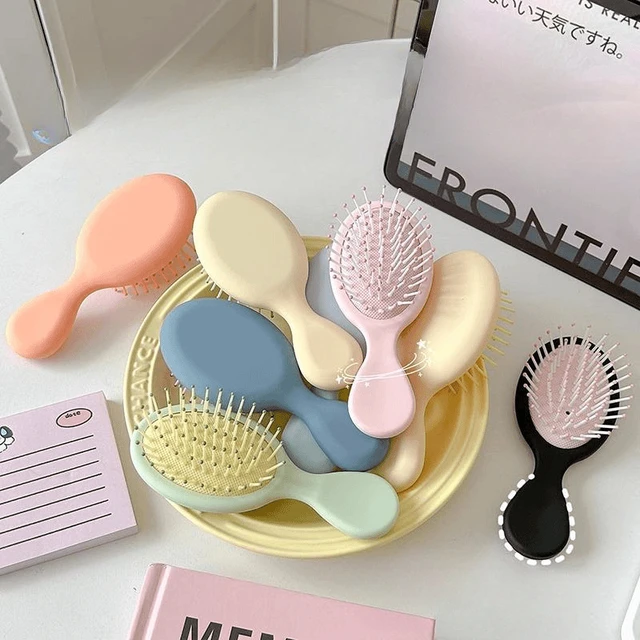 Air Cushion Small Hairdressing Comb Scalp Massage Comb Women Wet Curly Detangle Hair Brush for Salon Hairdressing Styling Tools