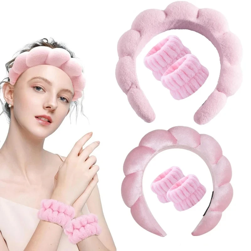 Luxurious 3-in-1 Plush Hair & Makeup Accessory Set