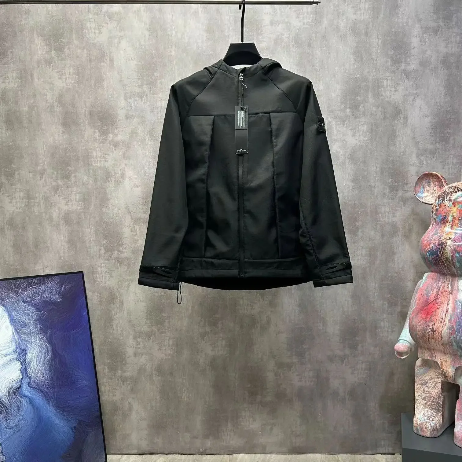 

2024 Autumn and Winter Classic High Street Plush Jacket High-quality Windproof Warm Multi-zip Design Jacket for Men and Women