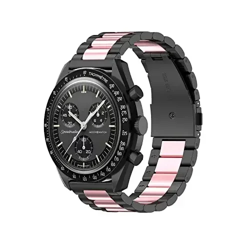 Silver Stainless Steel Strap with Metal Folding Buckle