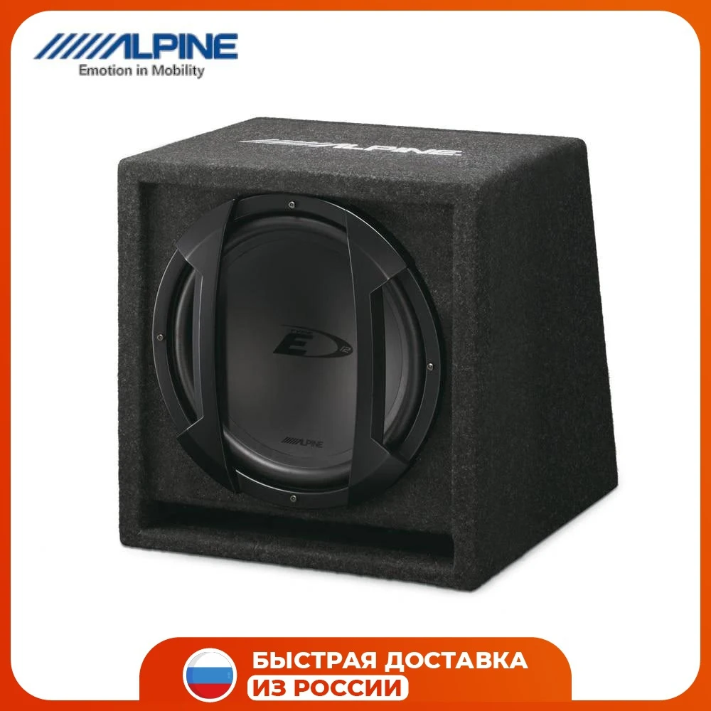 Centrum mekanisme Klassificer Car Enclosed Subwoofer 12 "30 Cm Alpine Sbe-1244br Sound Electronics  Columns 88.7db Subwoofers For Cars Acoustics Auto Audio Parts Components  Speaker - Subwoofers - AliExpress