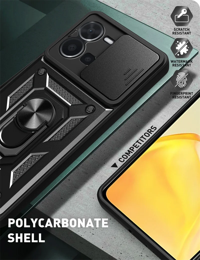 Slide Camera Lens Protect Armor Cover