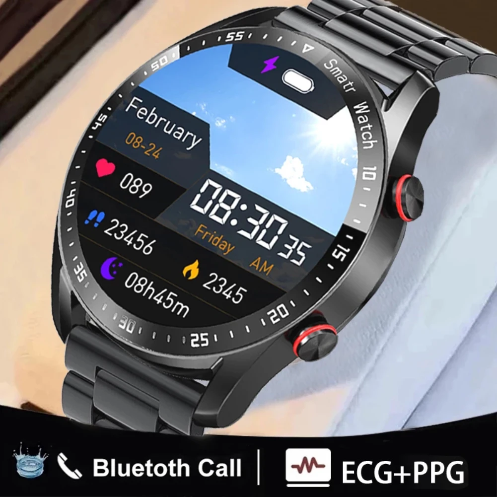 

New HW20 Smart Watch Men ECG+PPG Smartwatch Waterproof Bluetooth Call Heart Rate Monitoring Message Reminder Sports Watch Men