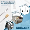 Pressure Washer Extension Rod 17-Inch Stainless Steel 1/4 Inch Quick-Connect Electric Washer Nozzle 3