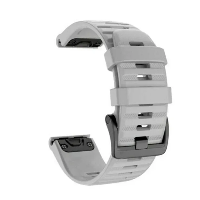 Silicone Quick-Fit Watch Strap Wristband Bracelet - 26/22/20MM