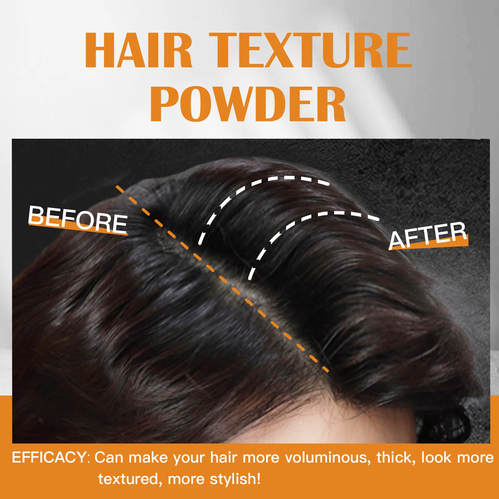 LOCKMIO Hair Styling Powder Increase Volume Capturing Modeling Hairstyles Long-Lasting Texture Powders Spray Unisex 3