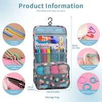 KRABALL Knitting Crochet Hook Set Home Use Sewing Tool DIY Craft Crochet Knit Markers Needles Tools Weaving Accessories With Bag 2