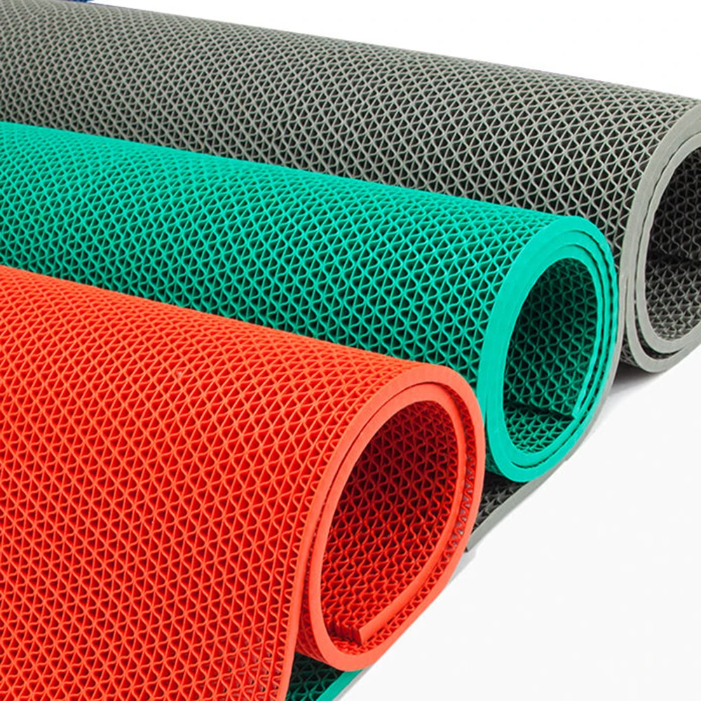 욕실 및 주방용 PVC 플라스틱 매트, 대형 롤 미끄럼 방지 매트, 중공 그리드 매트, 욕실 바닥 매트 