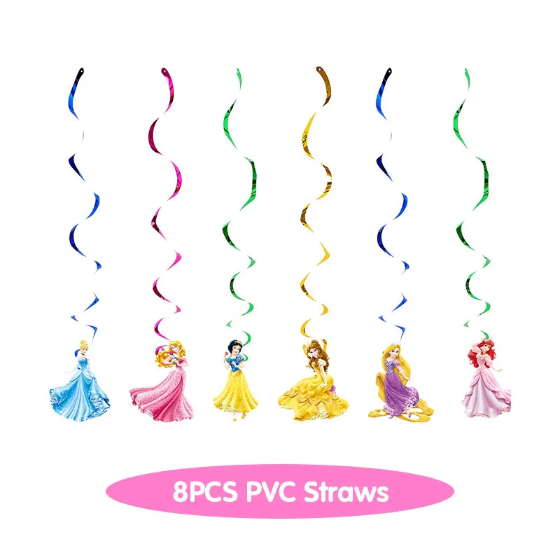 thumbnail image 1 of Decoración de cumpleaños de princesas de Disney, vajilla, vasos de papel, platos, globos, mantel, telón de fondo, pancarta, suministros para fiestas para bebés y niños, 1 of 5