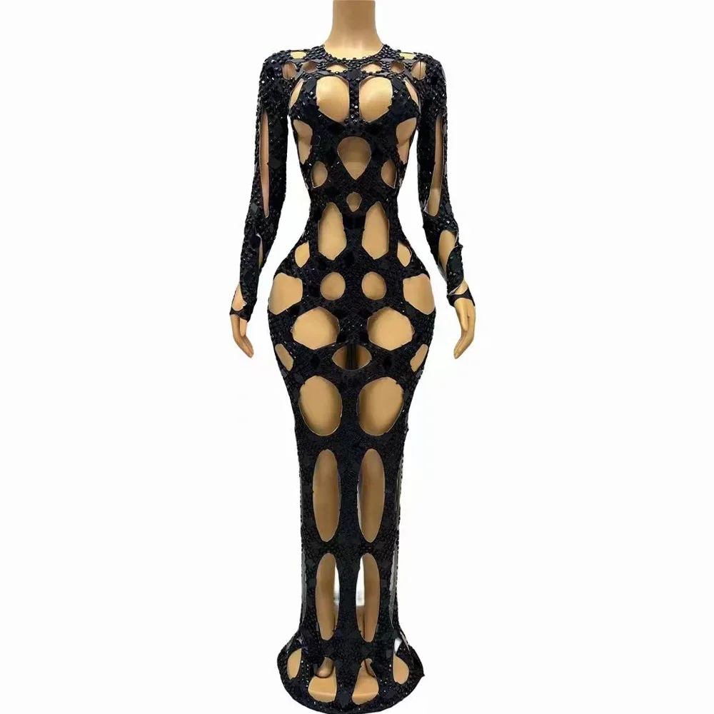 

Блестящее черное зеркало, блестящее платье для вечеринки, празднования дня рождения, выпускного вечера, одежда с блестящими камнями