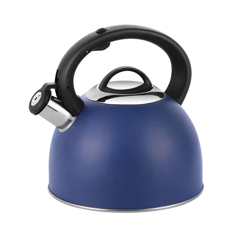 

Food Grade Stainless Steel Whistling Tea Kettle Induction Gas Stove Top Teapot With Loud Whistle and Anti-Heat Handel