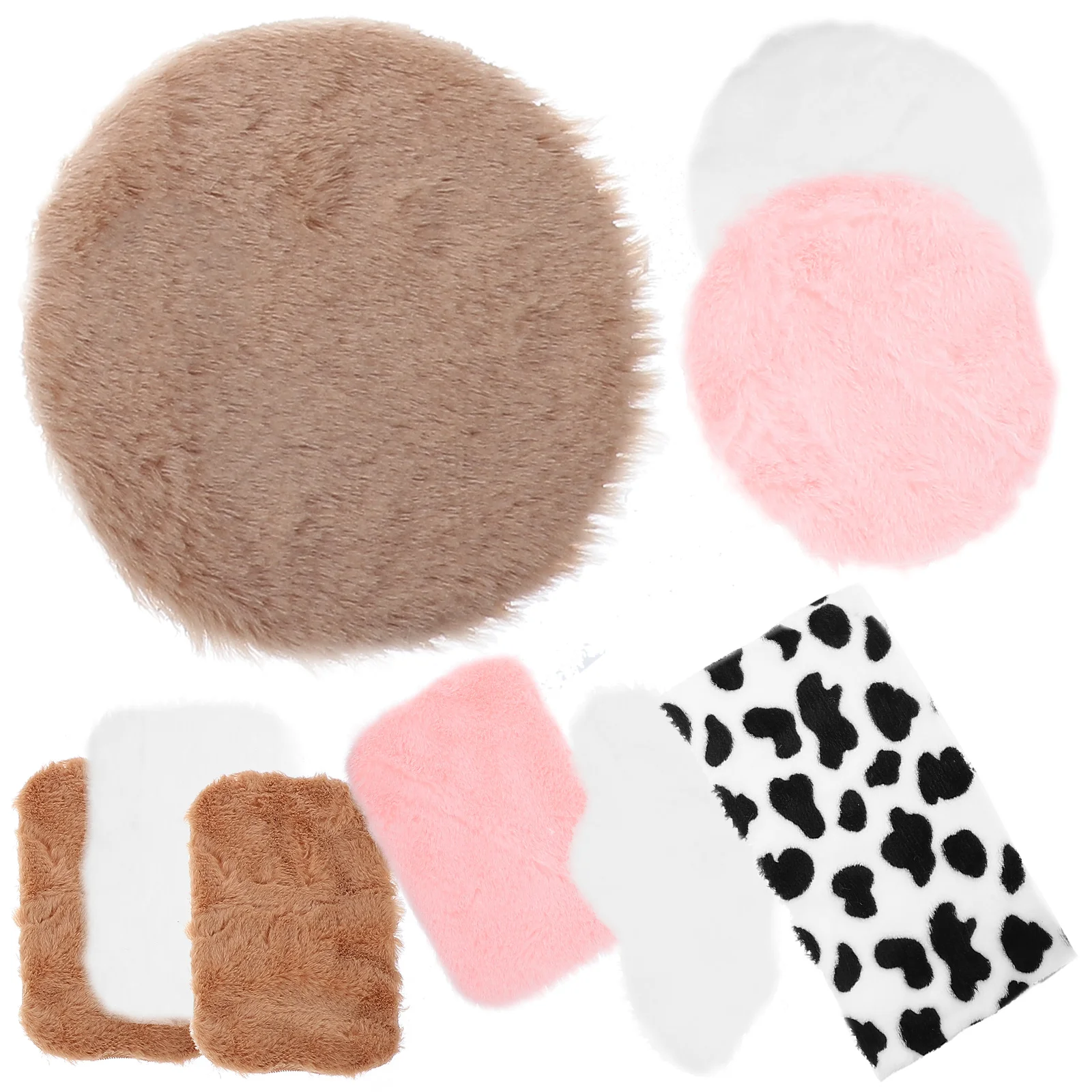 9 Pcs Mini Rug Surprise Dollhouse Dolls Toy Small Adornment Weave Child