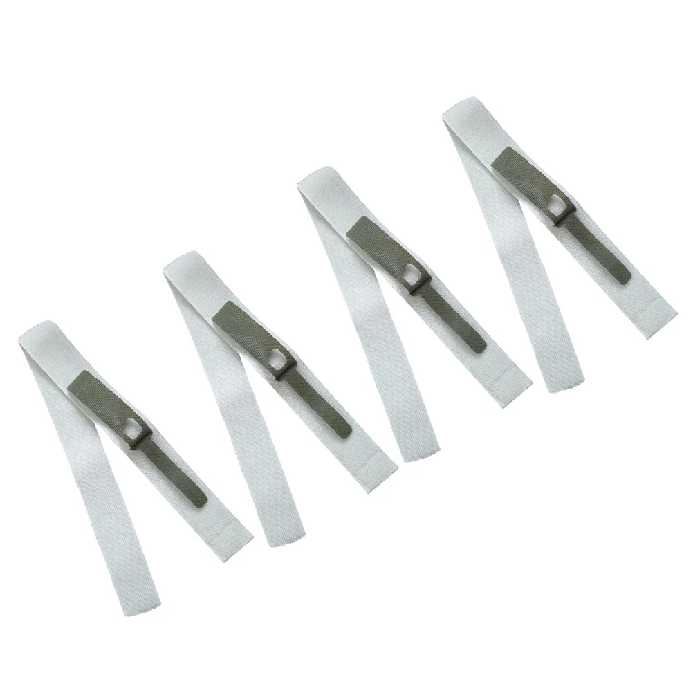 

4 Pcs Urine Fixed Strap Holder Loop Supplies Polyester Closure Tape
