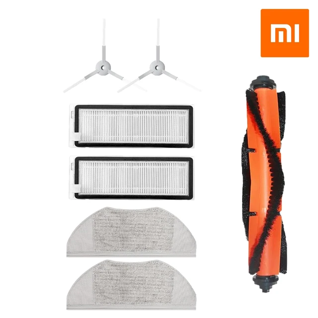 Xiaomi Mijia G1 MJSTG1 Robot Vacuum Essential Main Rolling Brush Side Brush Hepa Filter Mop Cloth Kits Water Tank Dust Box Parts Suit 4
