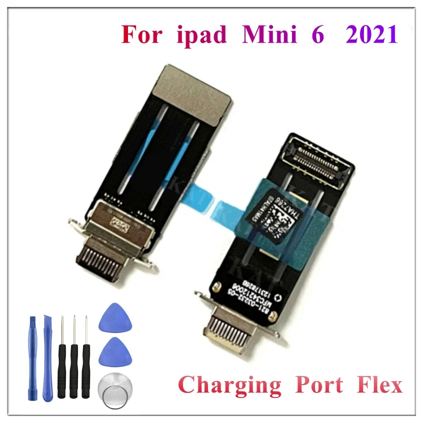 

1Pcs Mini6 Charging Charger Port Dock Connector Flex Cable for IPad Mini 6 2021 8.3 Inch A2567 A2568 A2569 Replacement Parts