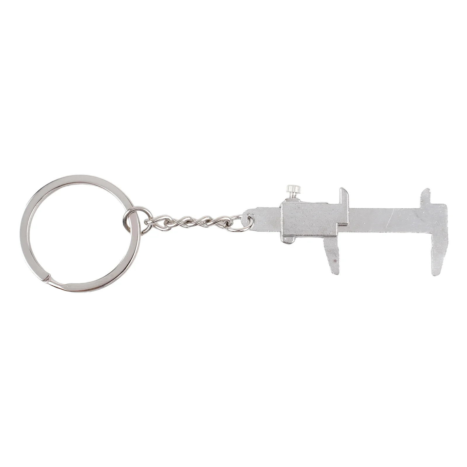 

Mini Vernier Calipers Keychain, Zinc Alloy Keyring With Unique Design, Perfect Gift For Mechanics And DIY Hobbyists