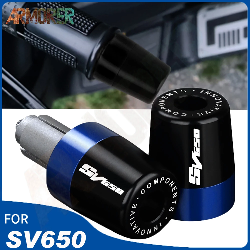 

Handlebar Grips Handle Bar Cap End Plugs Motorcycle Accessories For SUZUKI SV650 SV 650 SV650S SV 650S SV650X SV 650X SV650 X