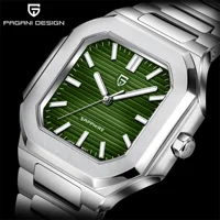 PAGANI DESIGN 2025 New Men's Quartz Wristwatches TMI VH31 37MM 10Bar Waterproof 316L Luxury Stainless Steel Sapphire Men's Watch 3