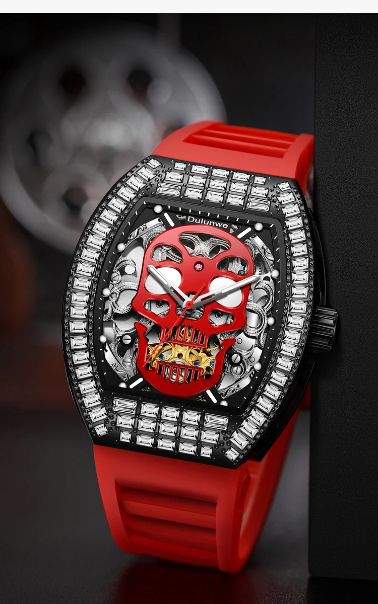 Top Luxury Skeleton Luminous Waterproof Automatic Men's es Tourbillon Mechanical_voghion.com