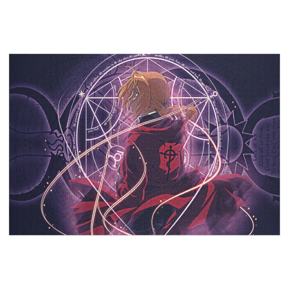 Fullmetal Alchemist Jigsaw Puzzle Personalize Woods For Adults For Children Custom Photo Puzzle