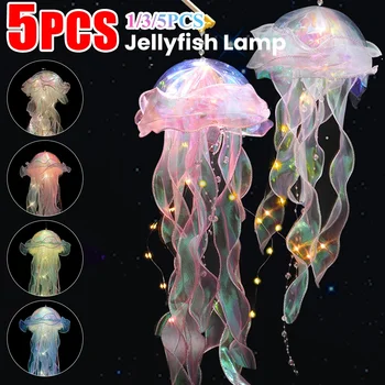 Jellyfish LED Hanging Night Light Lantern 1