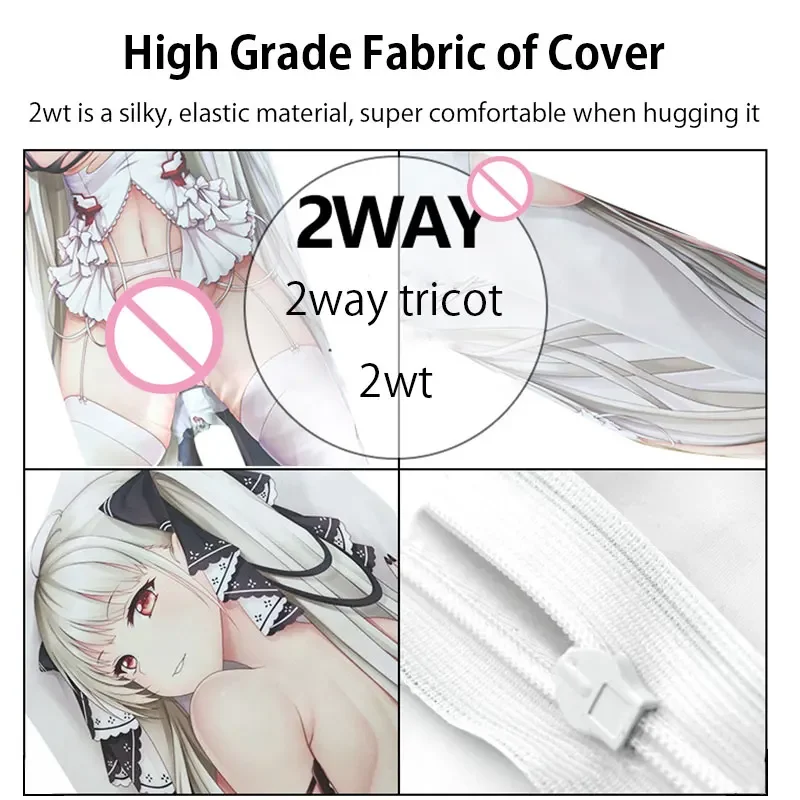 Dakimakura Inflatable Anime Pillow Slot Onahole Inflatable Body Dakimakura with Legs Air Waifu Pillows 150X50cm 4