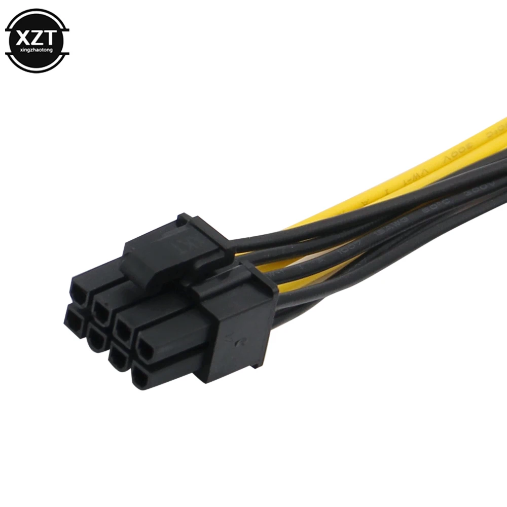 10pcs/Lot 8-pin PCI Express to 2 x PCIe 8 (6+2) pin Motherboard Graphics Video Card PCI-e GPU VGA Splitter Hub Power Cable
