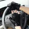 Gloves Men Slip-resistant Artificial Leather Fingerless Half Finger High Quality Luvas Driving Training Fitness Guantes Gloves 2