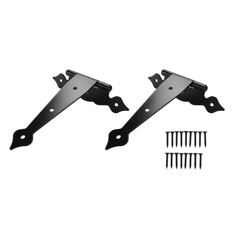 

Heavy Duty Gate Hinges 8Inch Strap Hinges Shed Door Hinges Barn Door Hinges For Wooden Fences Decorative Hinges 2Pcs