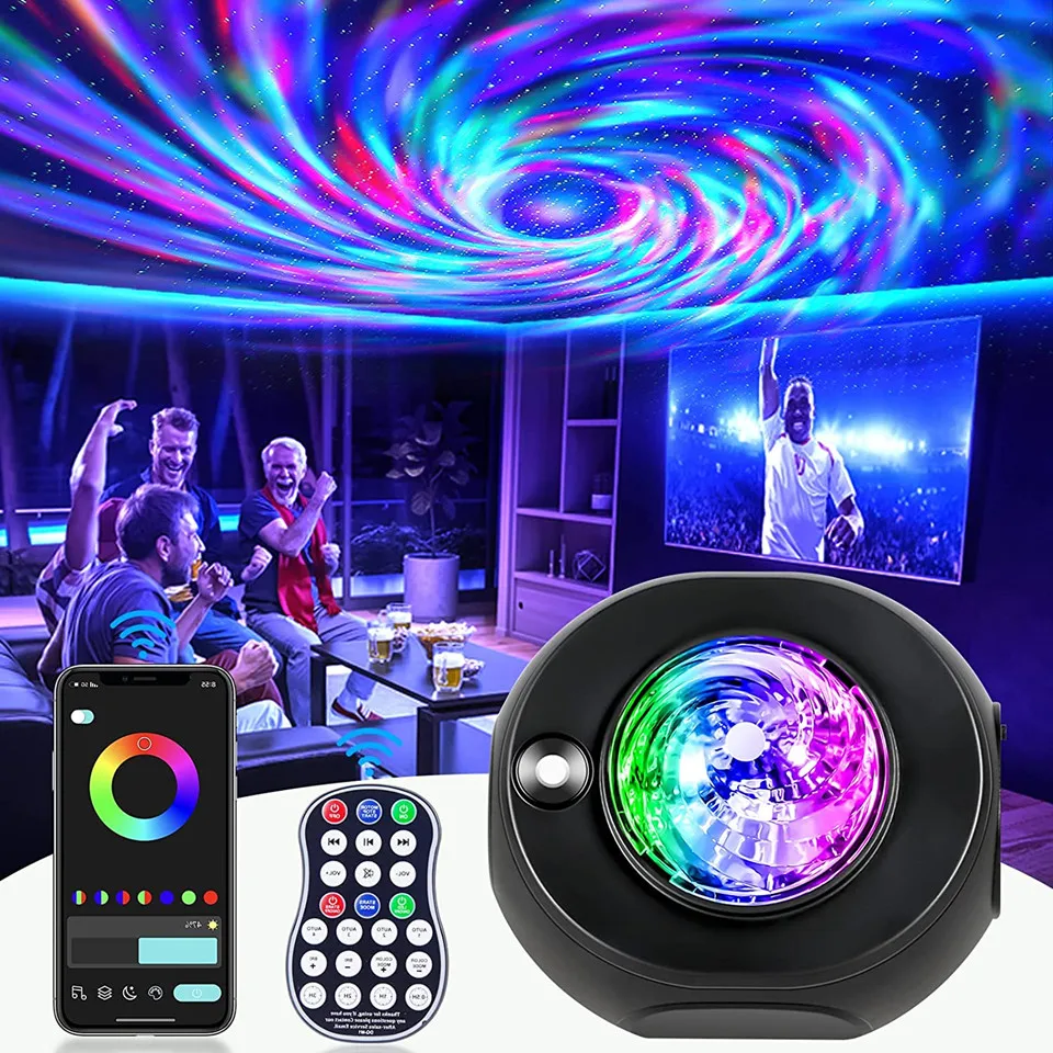 Smart Galaxy Projector Starry Sky Night Light Bluetooth-Speaker LED Nebula  Lamp Gaming Room Bedroom Decoration Kid Birthday Gift - AliExpress