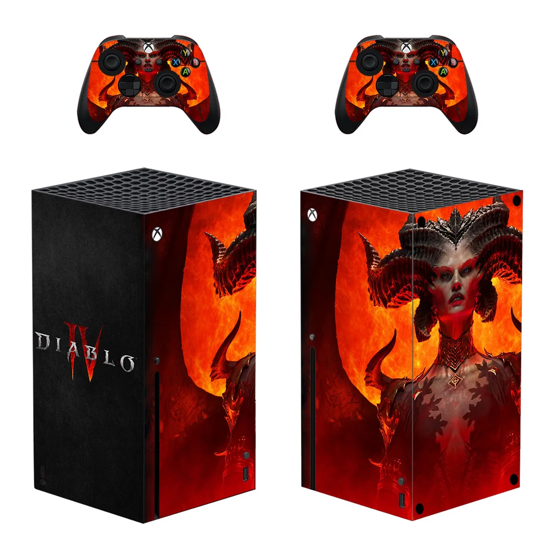 Diablo Per Xbox Series X Skin Sticker Per Xbox Series X Pelli In Pvc Per Xbox Series X Vinyl Sticker Pelli Protettive 1