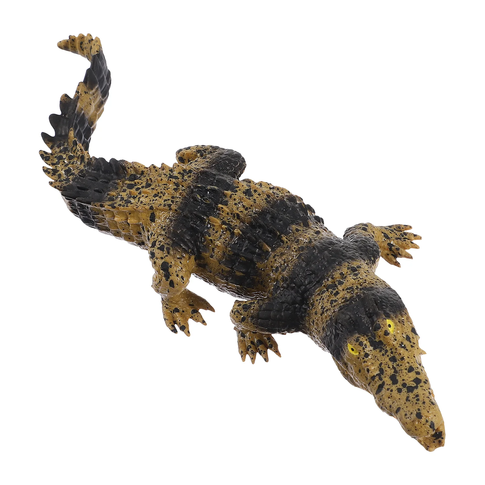 

Flexible Glue Crocodile Figurine Educational Toy Animal-model Toy Early Education Toy