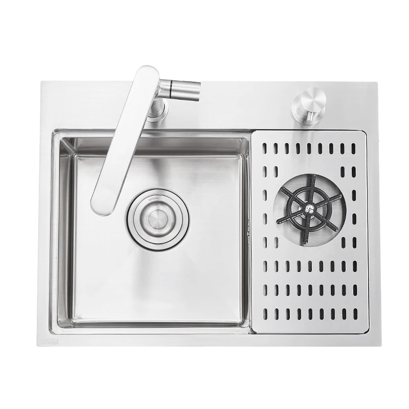 

Cup washer sink, commercial household tea room, coffee shop bar, island counter, sink, nano thickened stainless steel basin