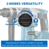 26MM Brushless Electric Heavy Duty Hammer Multifunctional Rotary Cordless Rechargeable Power Tools Fit Makita 18V Battery 3
