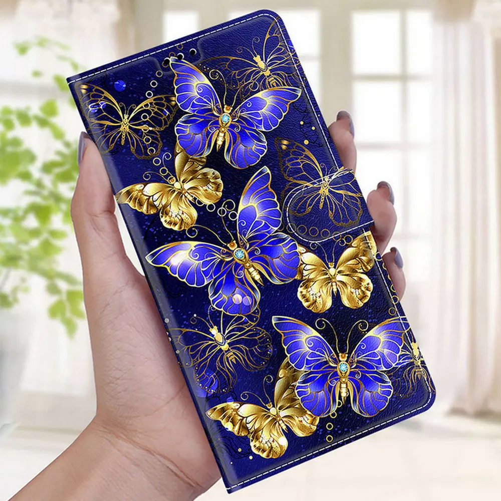 P30Lite P 30 Pro Flip Case Per Huawei Honor Magic5 Lite 3D Emboss Leather Book Etui Honor 20S 10 70 Lite Mate 20Lite Portafoglio Capa