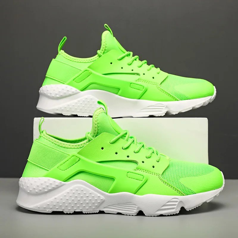 

2024 New Arrivals Green Men Running Sneakers Comfort Breathable Men Gym Sneakers Light Anti-slip Men Athletic Shoe Large Size 47