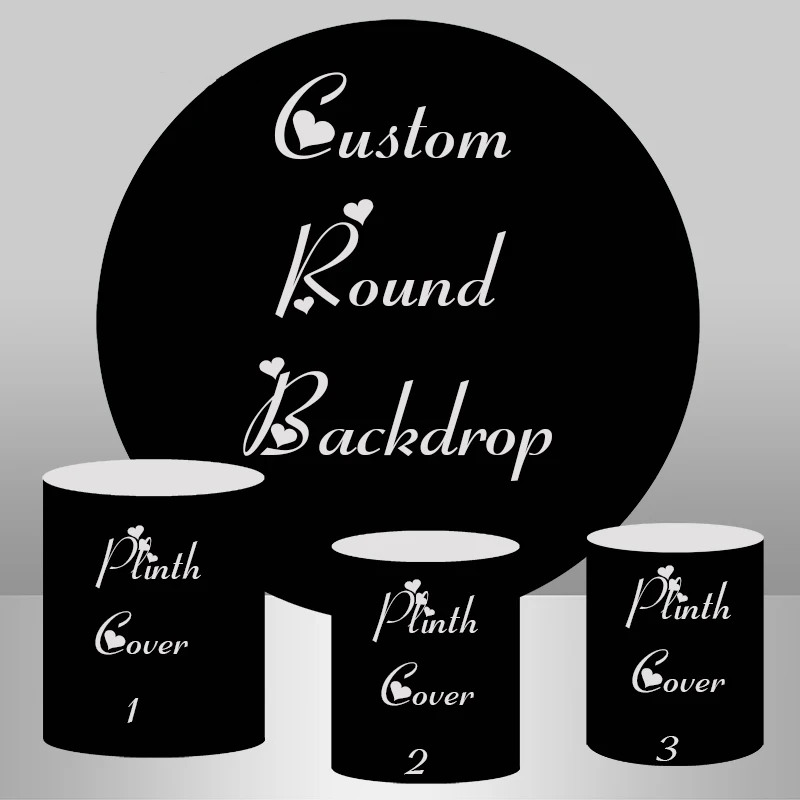

Blue Hero Birthday Theme Round Backgrounds Boy 1st Birthday Party Circle Backdrop Photo Studio Props Table Covers