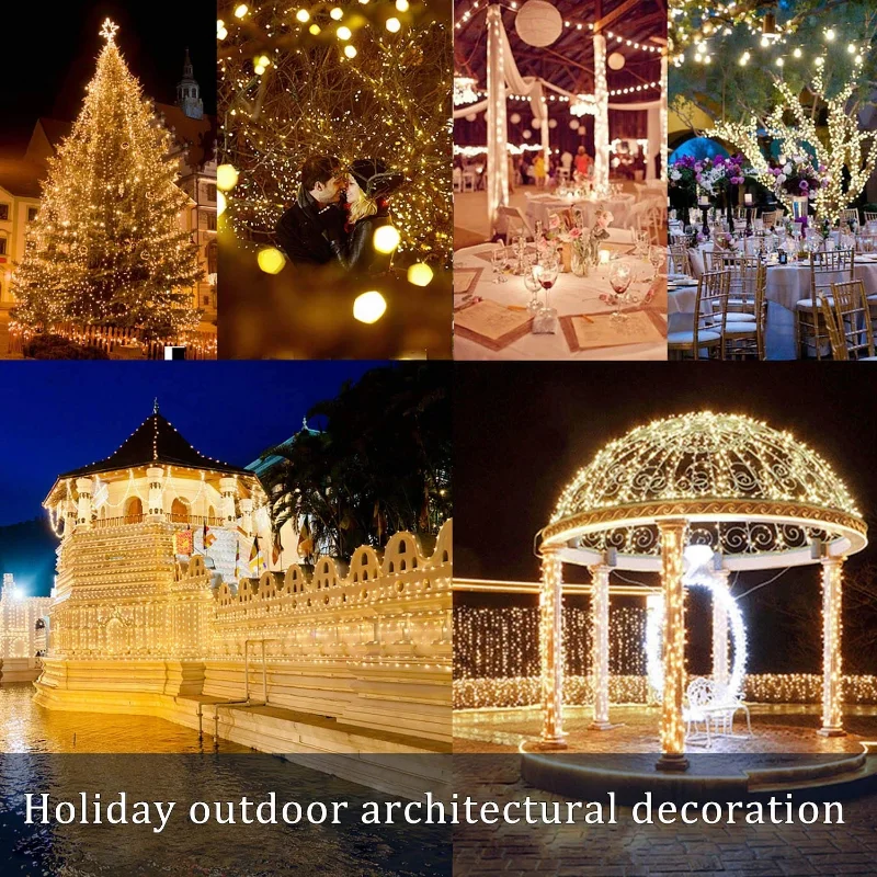32M 300Leds Outdoor Waterproof Solar Led Light Outdoor Garland Solar Power Lamp Garden Lights Christmas Party Garden Decoration led lamp,string lights,solar garden lights